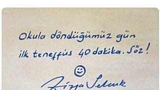 Milli Eğitim Bakanı Ziya Selçuk'un paylaşımı