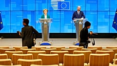 APTOPIX Belgium EU Virus Outbreak