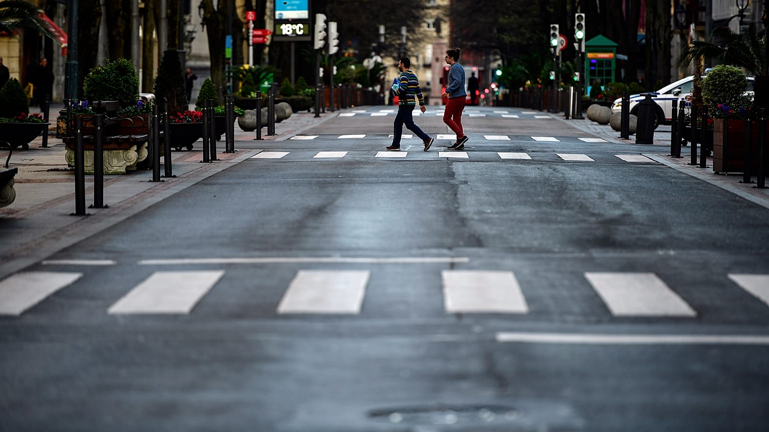 صورة لممر للمشاة في إسبانيا