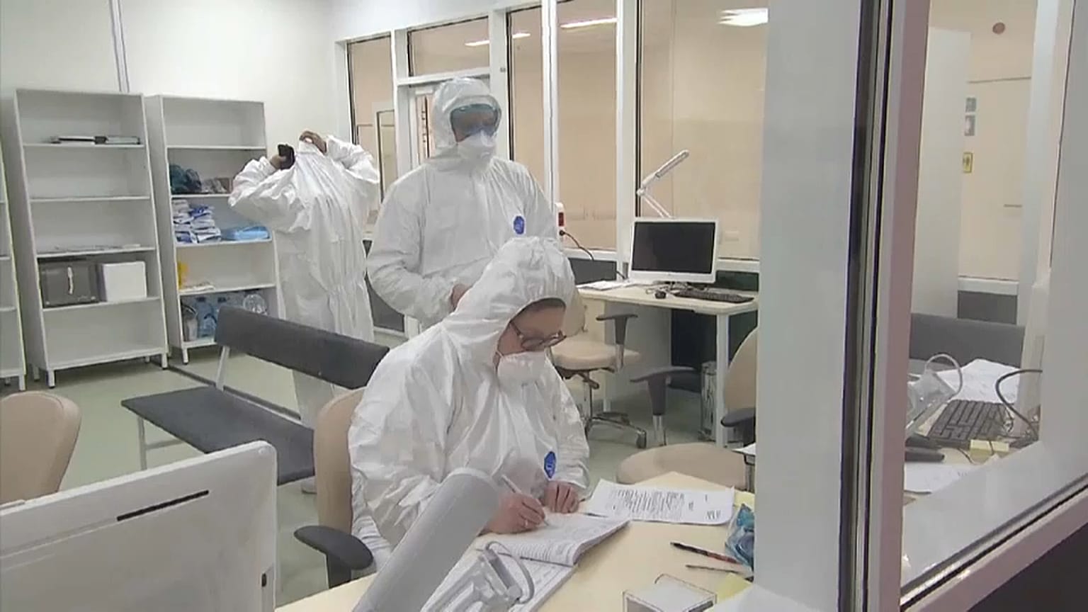 Инфекционная больница в Коммунарке.