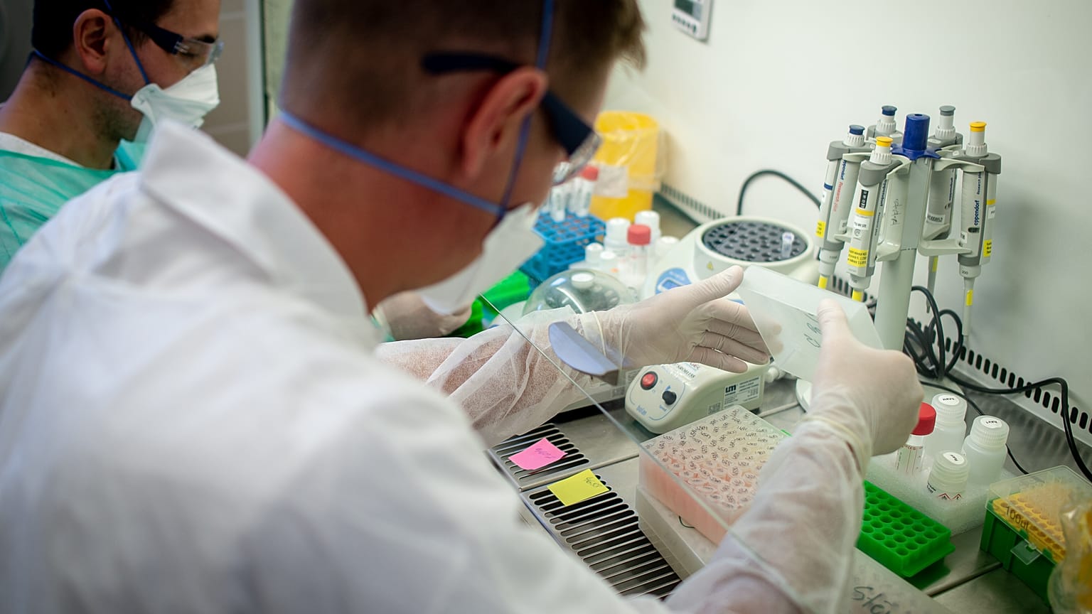 Koronavirüs test laboratuvarı