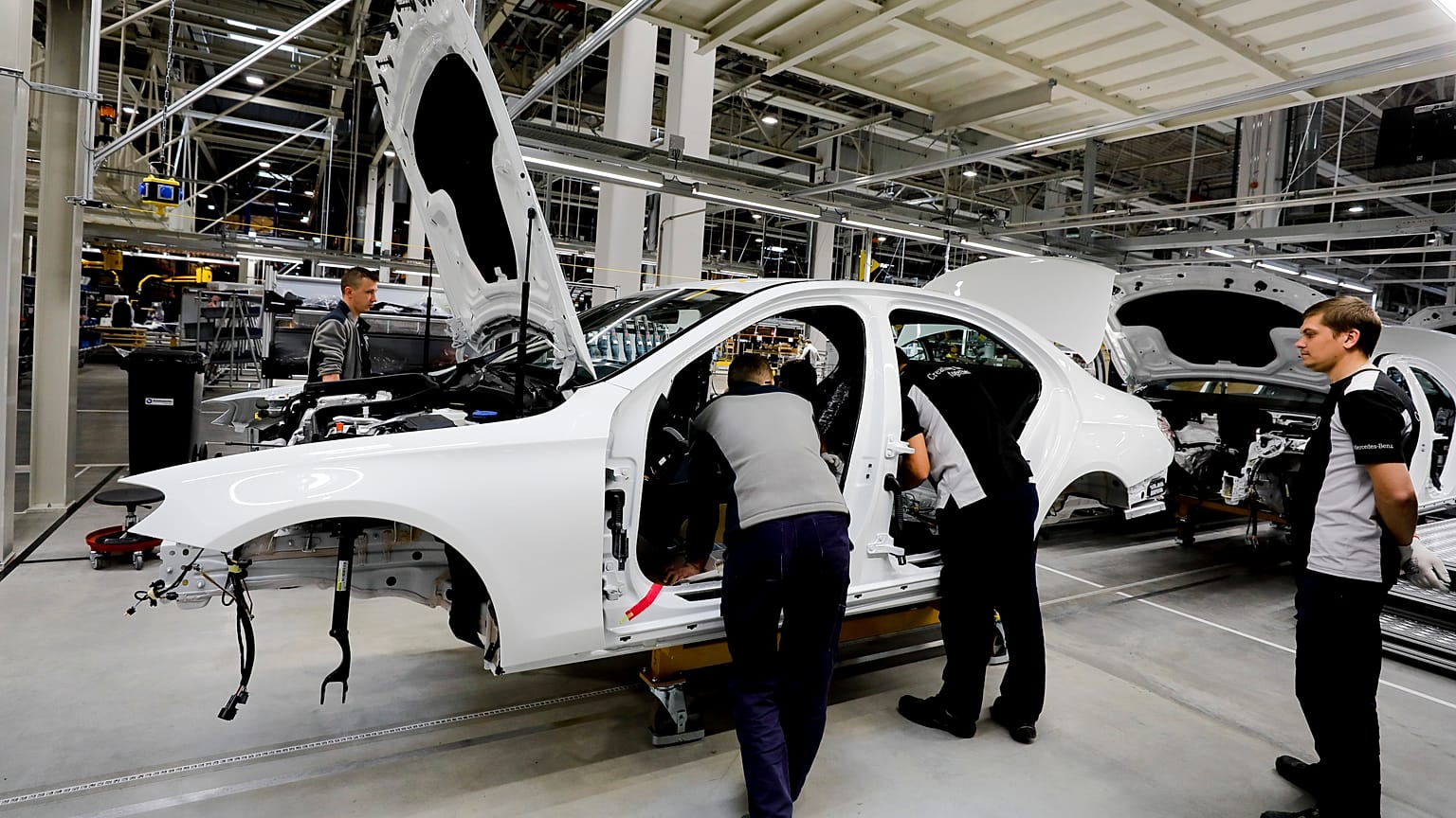 Moskova'da Mercedes-Benz'in otomobil fabrikası