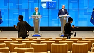 APTOPIX Belgium EU Virus Outbreak