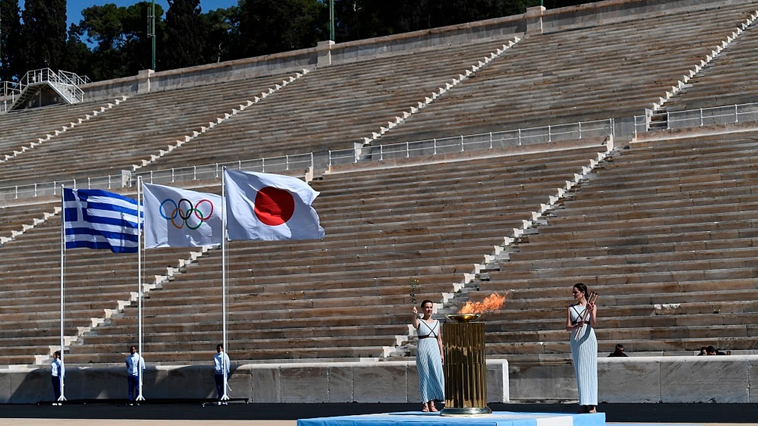 Greece Tokyo Olympics Flame Virus Outbreak