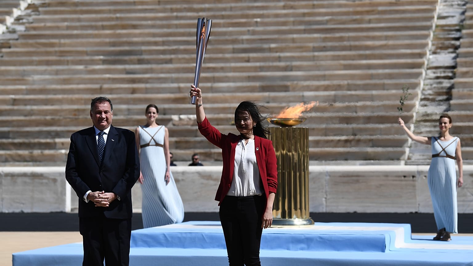 Tokió 2020 - Olimpiai láng, Greece Tokyo Olympics Flame Virus Outbreak, Tokió 2020 - Olimpiai láng