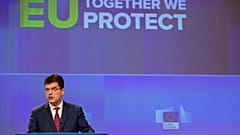 Le Commissaire européen chargé de la gestion des crises Janez Lenarčič