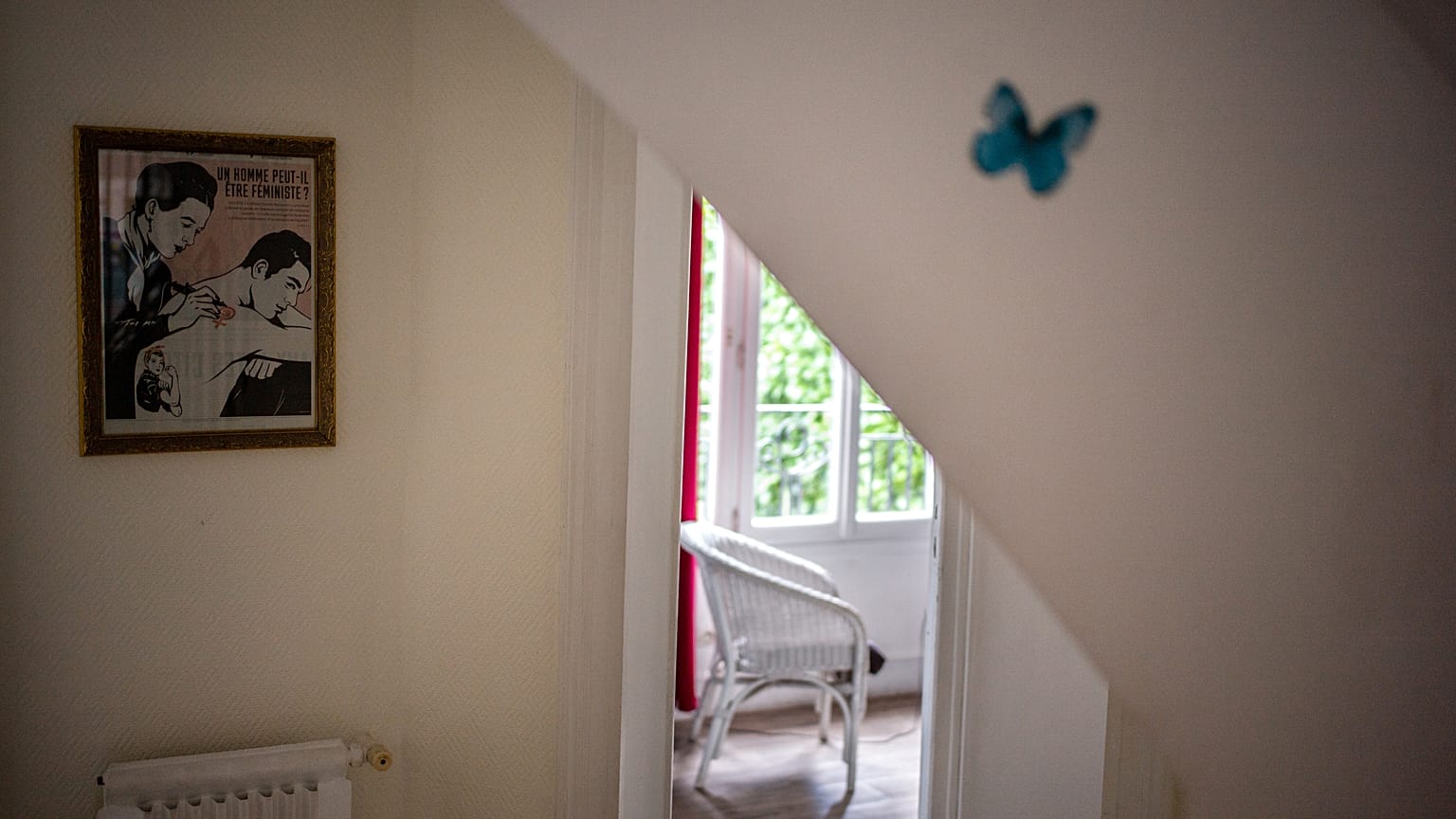 August 7, 2019 ashelter dedicated to women victims of domestic violence, run by SOS Femmes alternative NGO (Photo by Martin BUREAU / AFP)