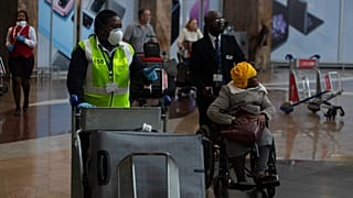Aeroporto internacional O.R. Tambo , em Joanesburgo, África do Sul