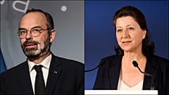 Başbakan Edouard Philippe ve eski Sağlık Bakanı Agnes Buzyn 