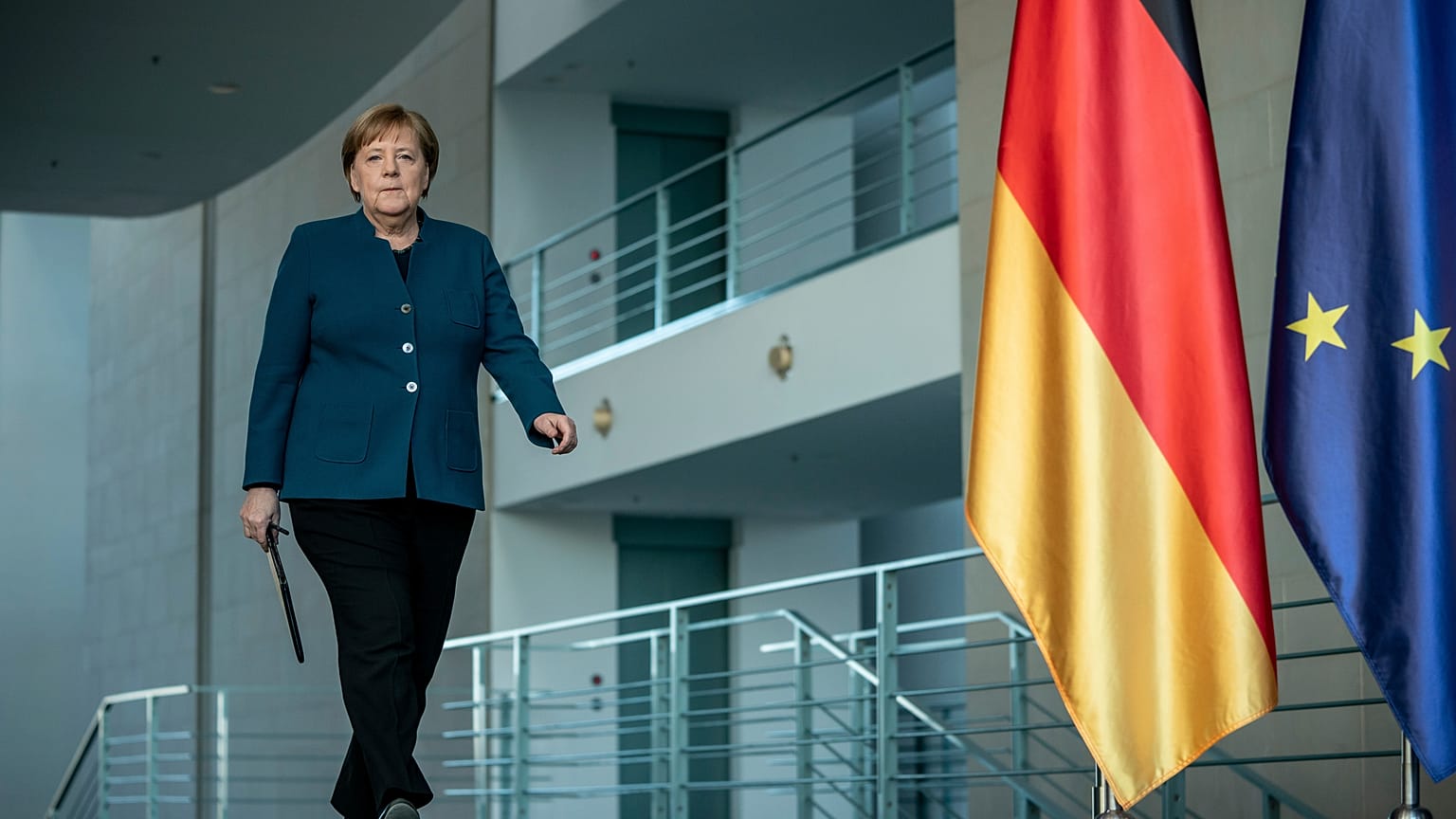 Virus Outbreak Germany Merkel