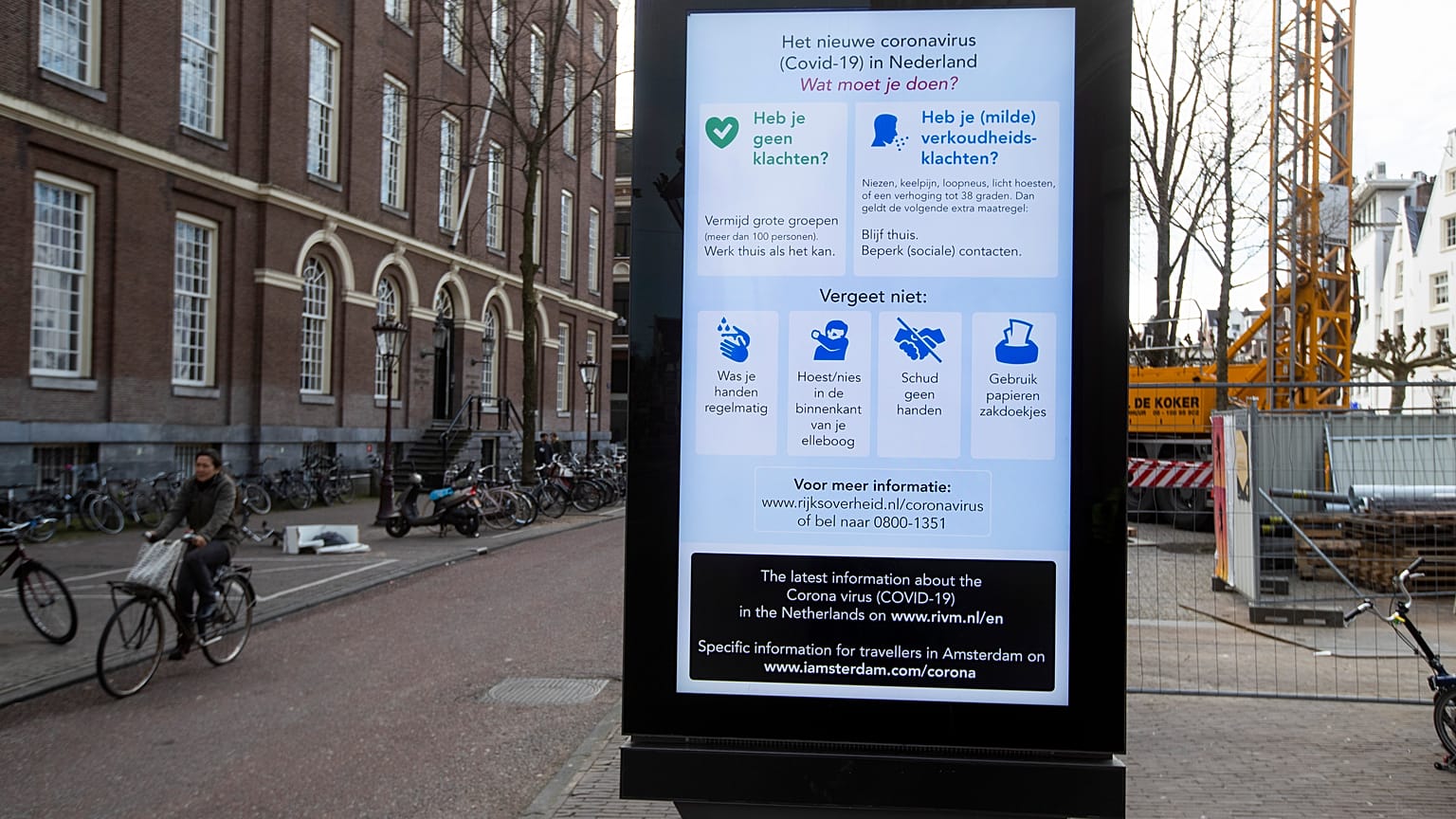 Dutch police have issued a warning over the spreading of misinformation about the country's coronavirus response.