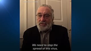 رابرت دنیرو خطاب به مردم: در خانه بمانید، حواسمان به شما هست