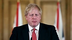British Prime Minister Boris Johnson at Downing Street in London, March 22, 2020.