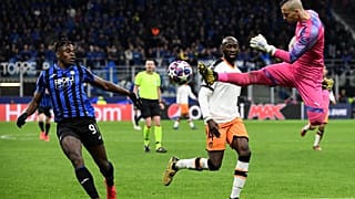 جانب من مبارة بين نادي أتالنتا بيرغامو الإيطالي وفالنسيا الإسباني في دوري أبطال أوروبا 19.02.20