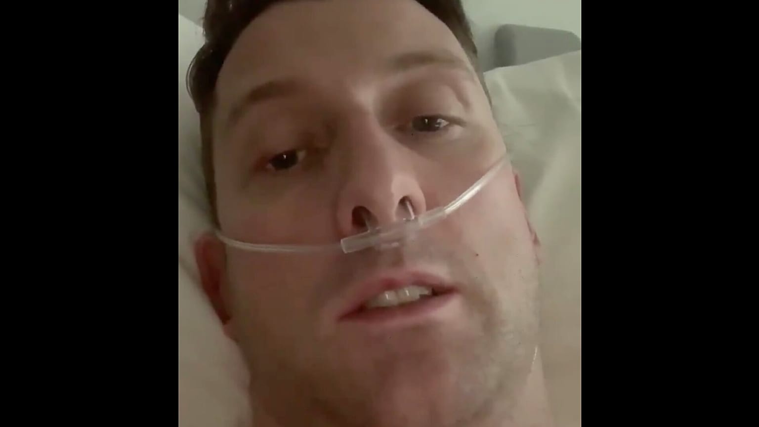 'Don't think this won't touch you': COVID-19 sufferer, 40, makes distancing plea from hospital bed