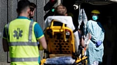 Belçika'da sağlık personeli
