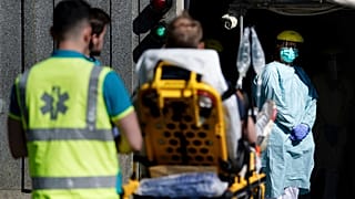 Belçika'da sağlık personeli