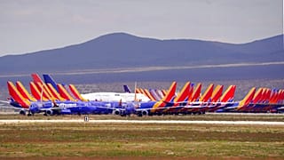 Virus Airline Planes Parked