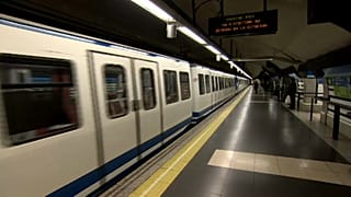 Un 90% menos de viajeros en el transporte público de Madrid y Barcelona