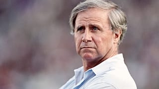 Michel Hidalgo pris en photo le 21 mai 1989 au stade Vélodrome de Marseille