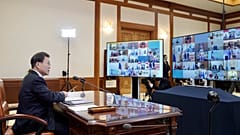 South Korea Presidential Blue House/Yonhap via AP