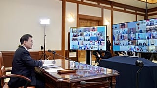 South Korea Presidential Blue House/Yonhap via AP