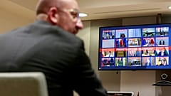Virus Outbreak Belgium EU Summit