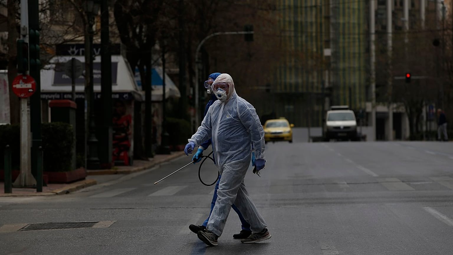 Virus Outbreak Greece