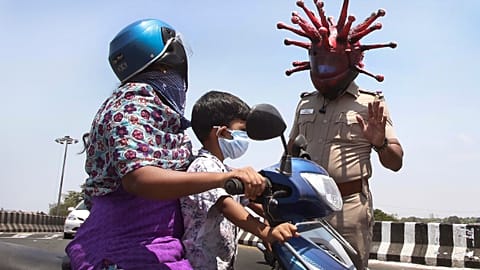 Indien: Polizei warnt mit Coronavirus-Tanz