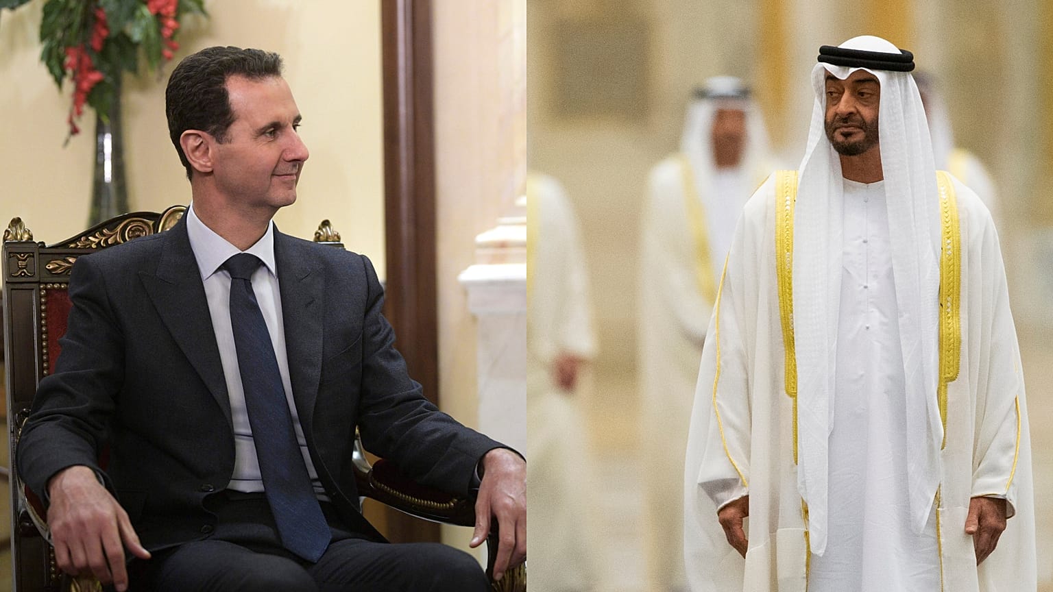 Abu Dabi veliaht prensi uzun süre sonra ilk kez Beşşar Esad ile telefonda görüştü