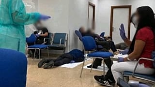 İspanya'nın başkenti Madrid'deki Severo Ochoa Hastanesi 