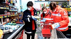 Freiwillige im Kampf gegen das Coronavirus