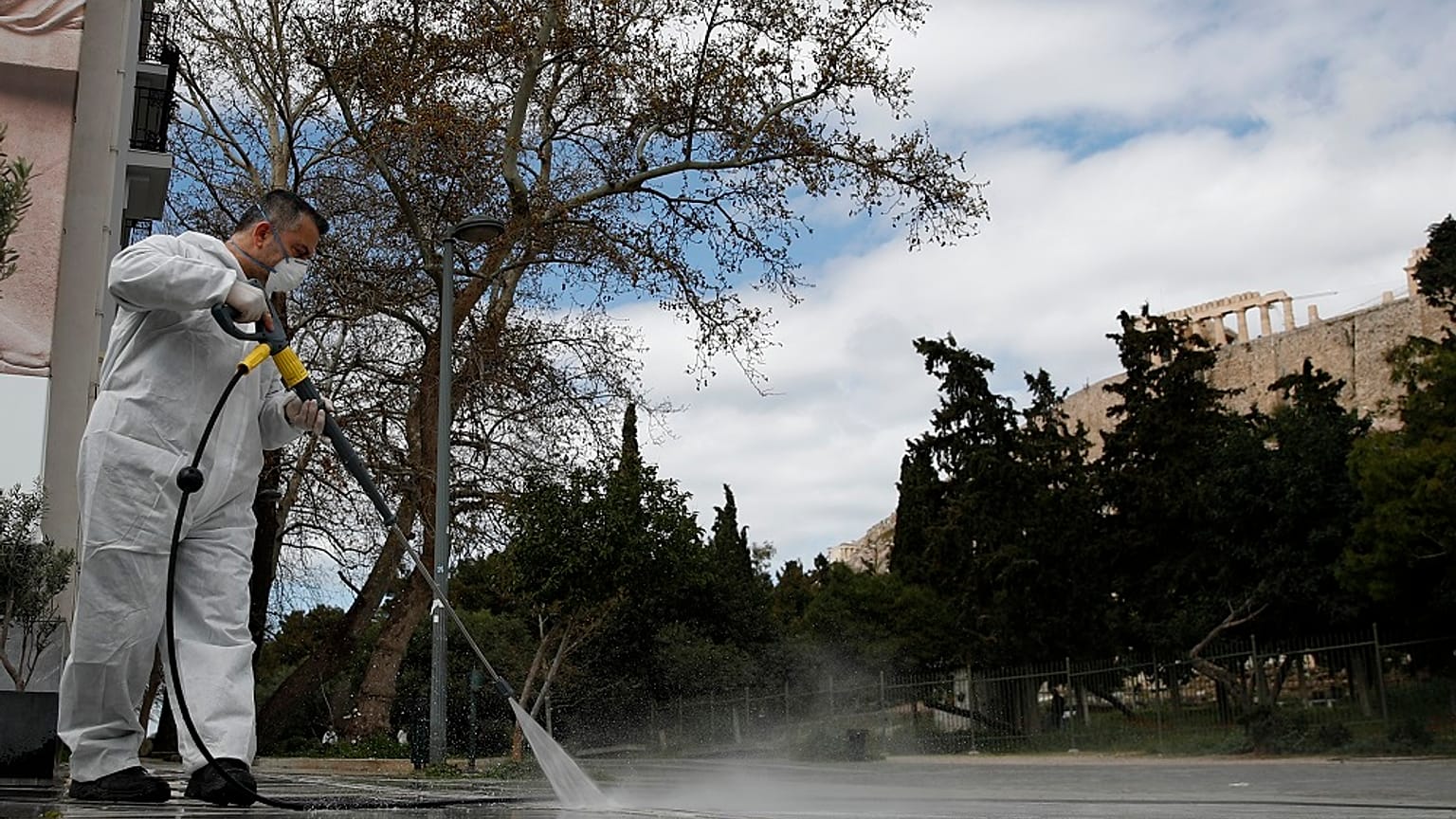 Virus Outbreak Greece