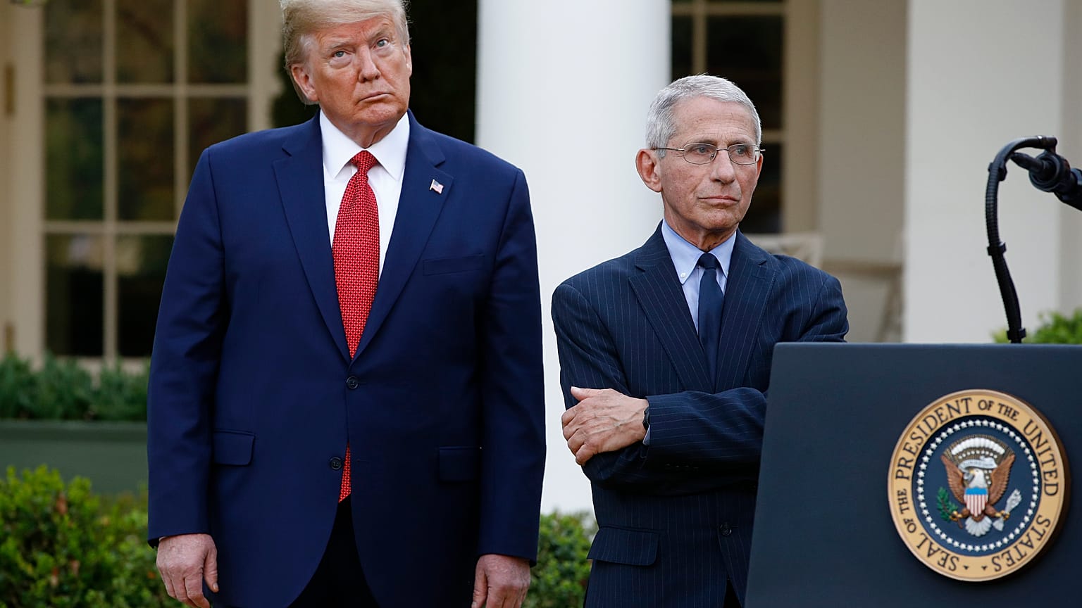Donald Trump, Anthony Fauci
