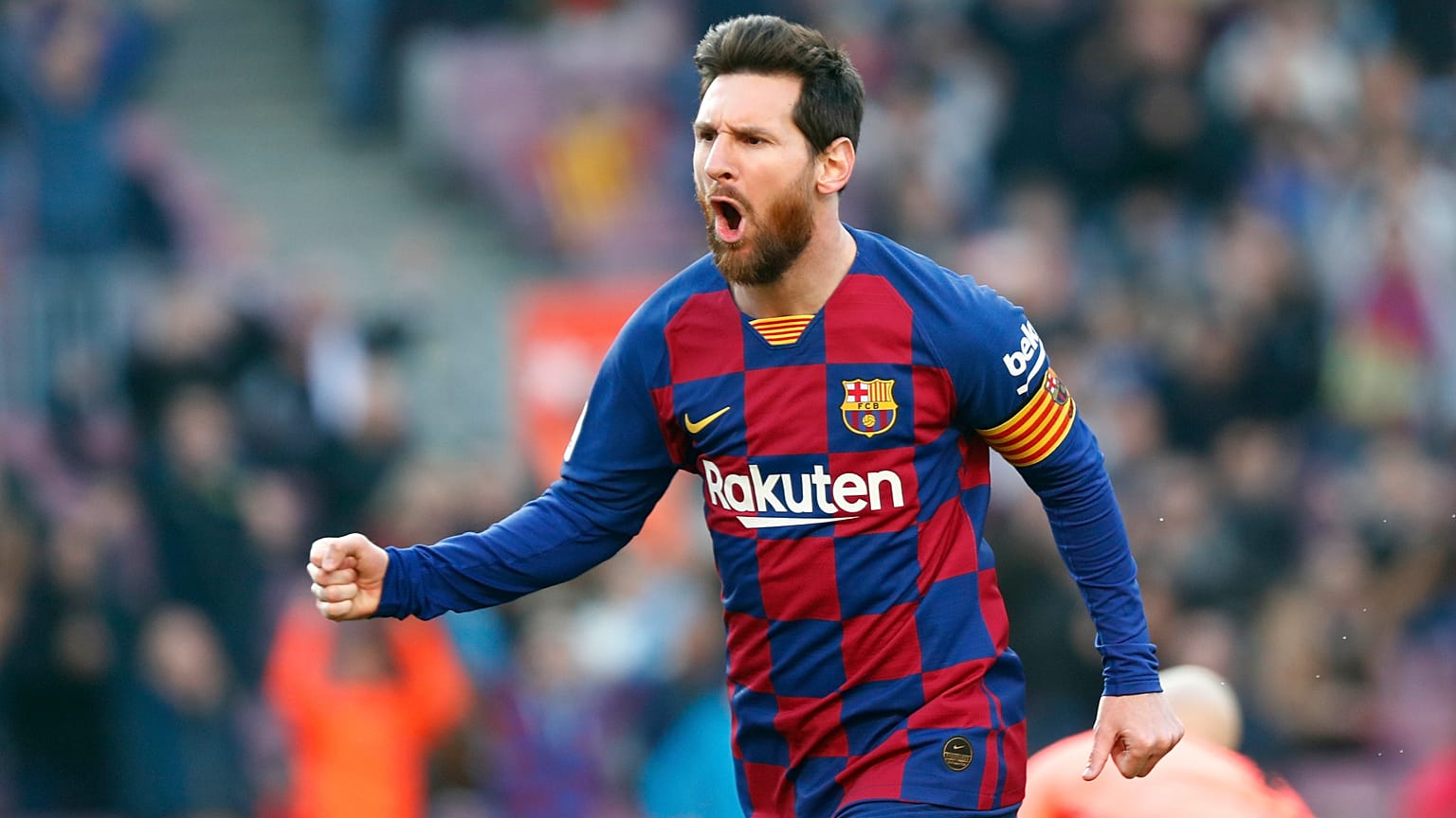 ميسي يعلن خفض 70% من رواتب لاعبي برشلونة بسبب كورونا 