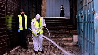 Virus Outbreak Mideast Israel Palestinians