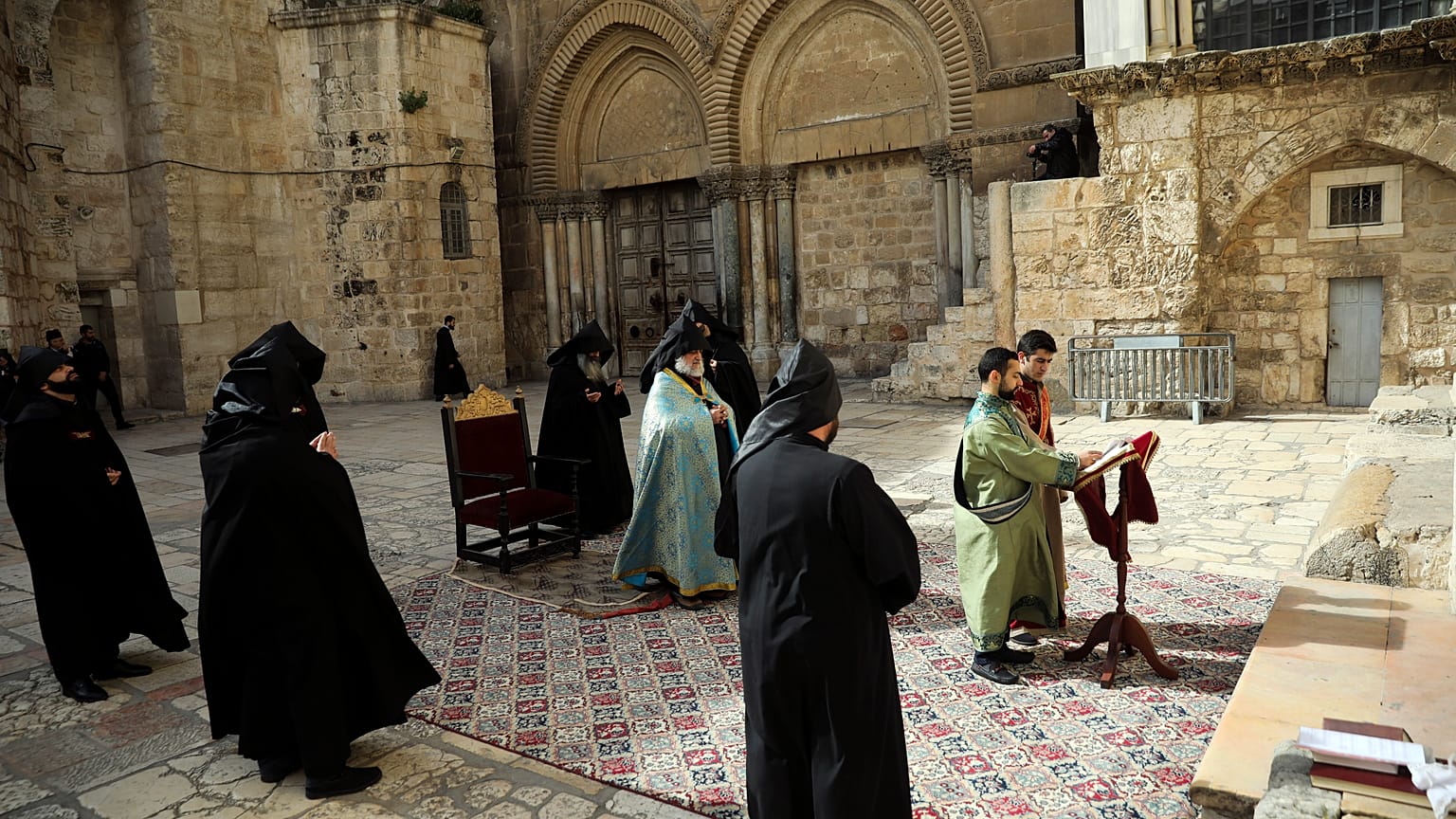 Jerusalem: Grabeskirche wegen Sars-Cov-2 geschlossen