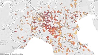 Coronavirus, la mappa dei decessi a marzo 2020 e il confronto con il 2019