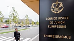 Entrada do Tribunal de Justiça da União Europeia, no Luxemburgo