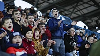 Fans bei einem Fußballspiel in Weißrussland am 27. März 2020