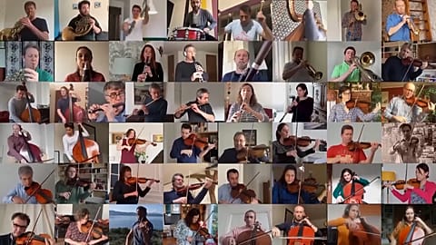 Coronavirus in Europe: French orchestra plays on despite lockdown