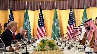 ABD Başkanı Donald Trump, Suudi Arabistan Veliaht Prensi Muhammed bin Salman