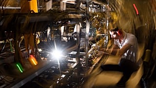 El cofundador y director general de Alpine Mining, Ludovic Thomas, en el emplazamiento minero de la empresa en Gondo, Suiza, en 2018 - Foto de archivo