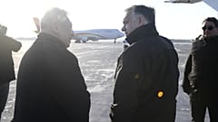 Orbán Viktor a Liszt Ferenc-repülőtéren március 24-én