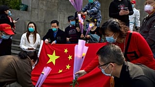 Virus Outbreak China Commemorating Victims