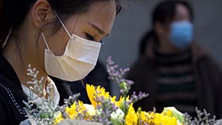 Virus Outbreak China Commemorating Victims