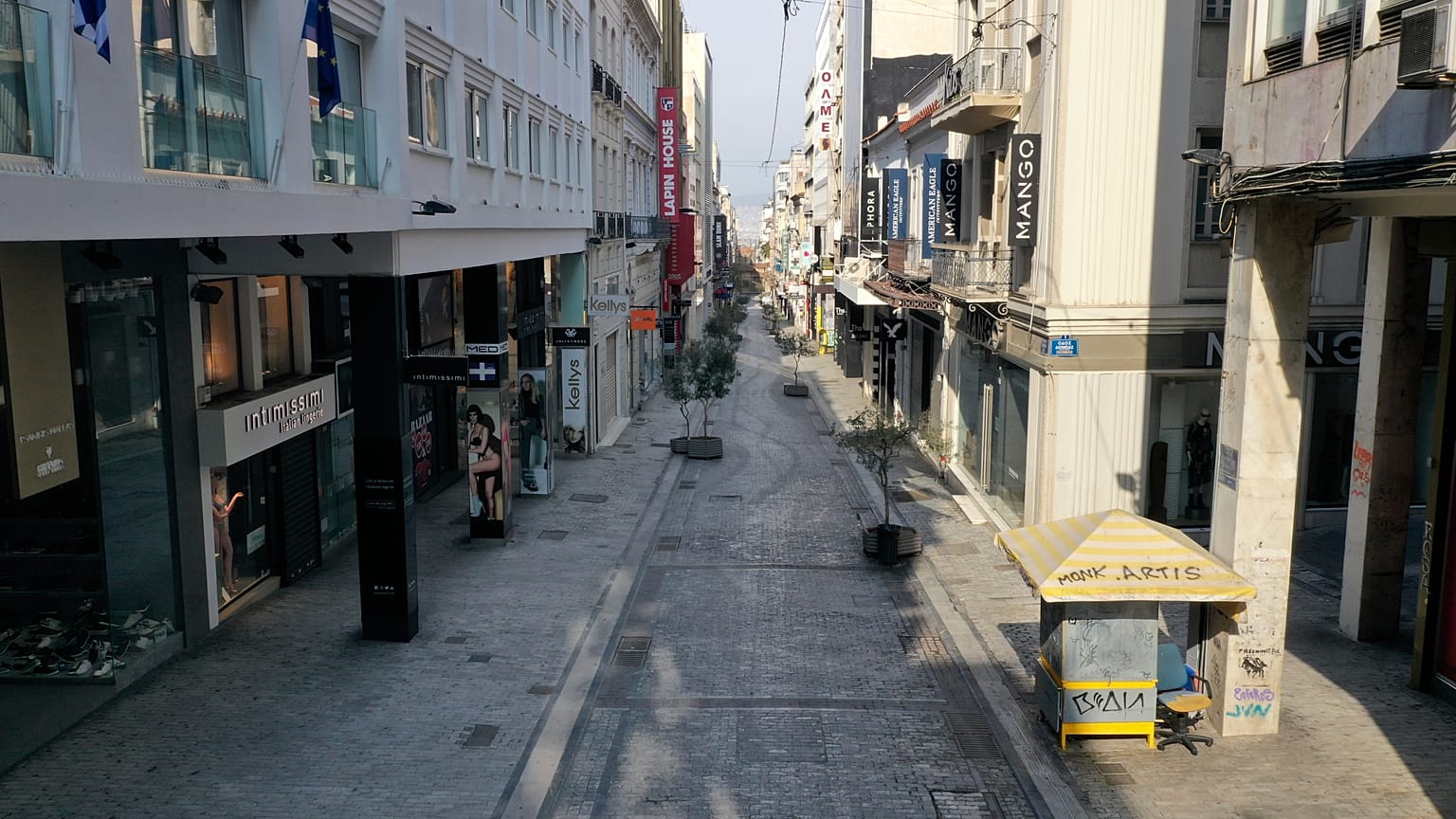 Virus Outbreak Greece Empty Athens Photo Gallery