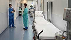 Hospital in Neuchatel on March 25, 2020, 