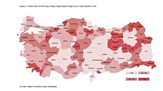 Türkiye'de kişi başına düşen yoğun bakım yatağı sayısı bölgelere göre değişiklik gösteriyor