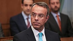 Greek Finance Minister Christos Staikouras,